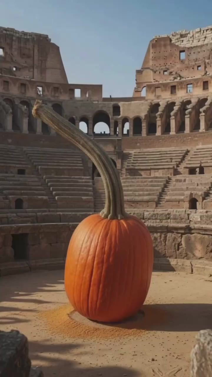 pumpkin giving Russell Crowes Maximus speech